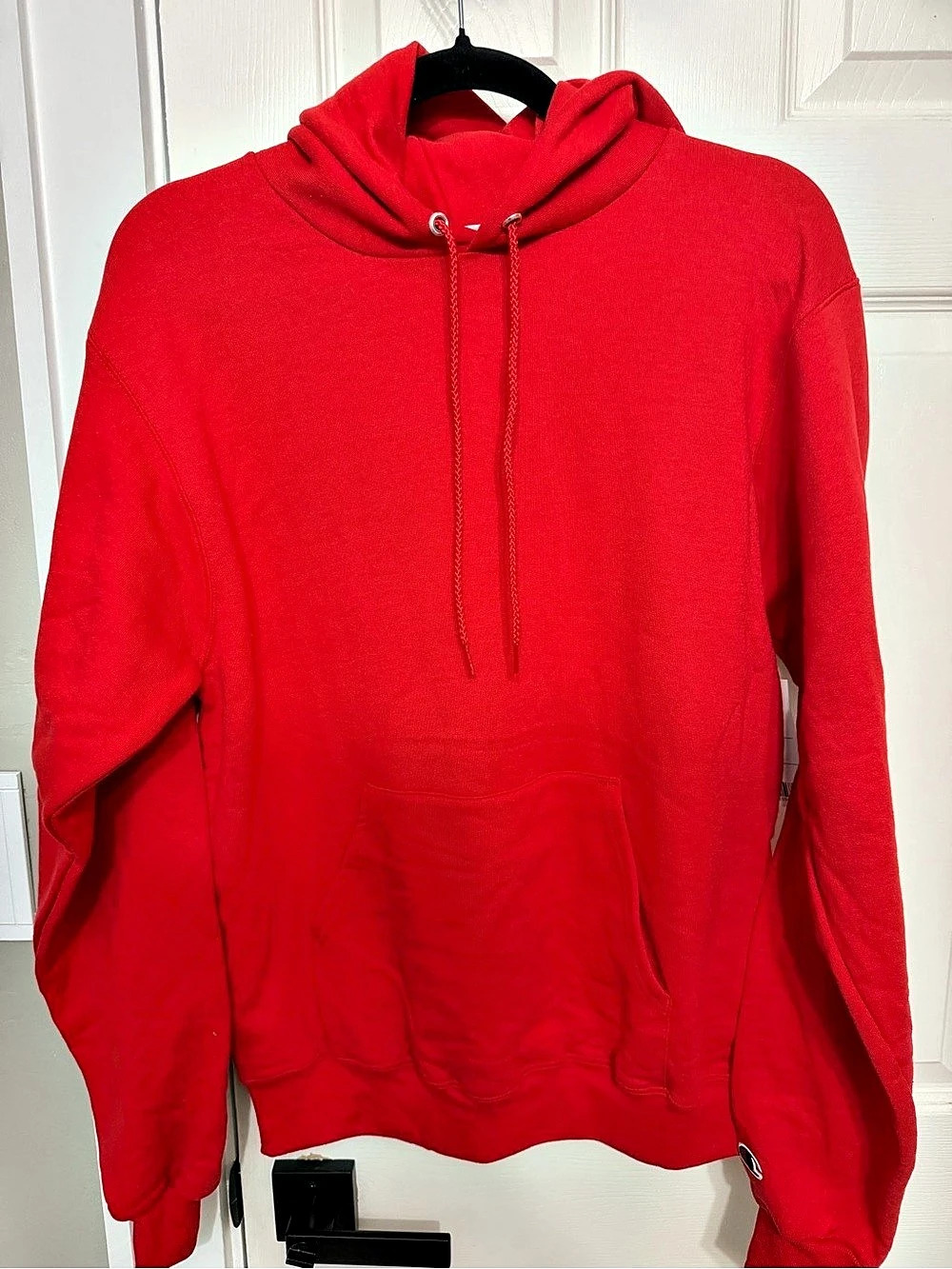 Champion Eco Authentic Graphic Hoodie Red Small NWT